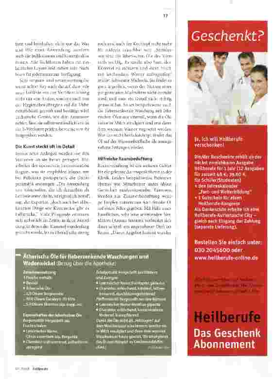 Vorschauseite 3: Natur pur - Hilfe oder Humbug?
