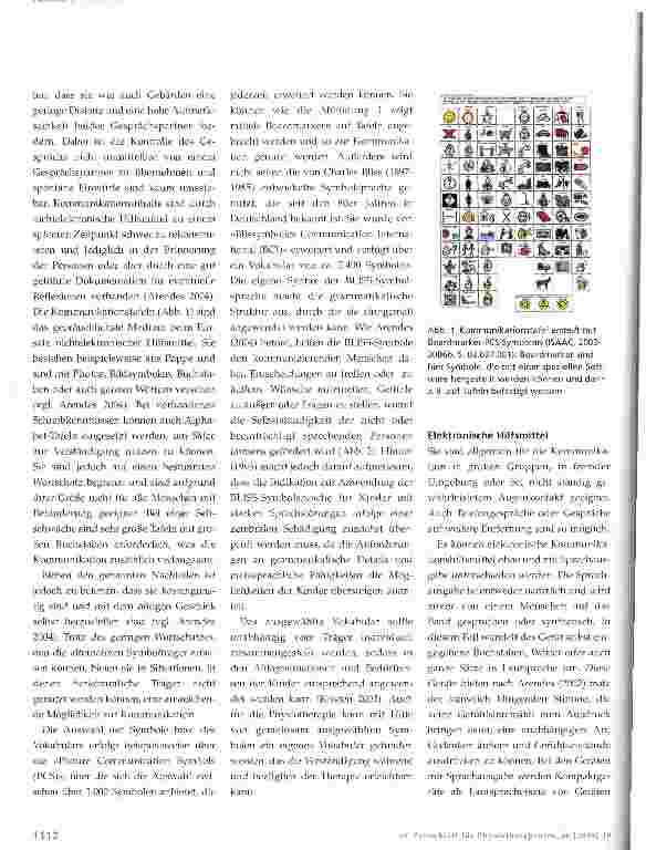 Vorschauseite 3: Unterstützte Kommunikation Möglichkeiten und Grenzen des Einsatzes in der Physiotherapie am Beispiel von Kindern mit Zerebralparese