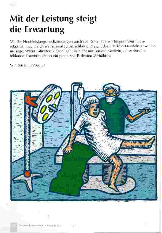 Vorschauseite 1: Mit der Leistung steigt die Erwartung
