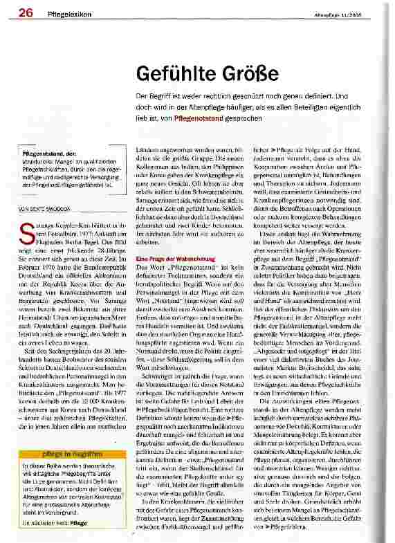 Vorschauseite 1: Gefühlte Größe