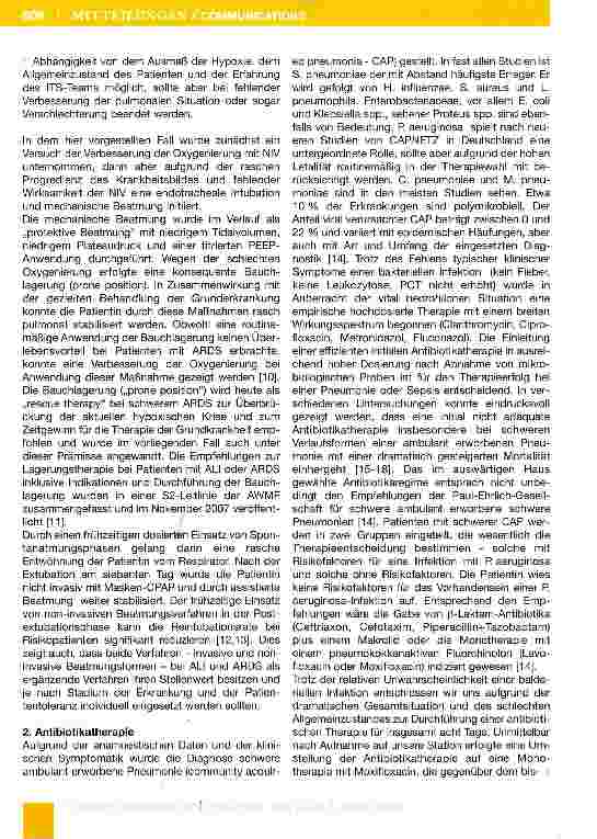 Vorschauseite 5: ARDS bei Wegenerscher Granulomatose