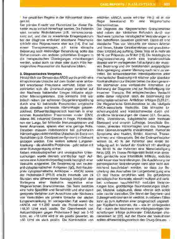 Vorschauseite 6: ARDS bei Wegenerscher Granulomatose