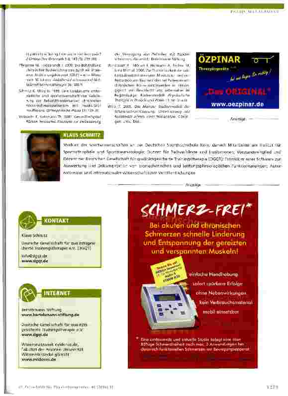 Vorschauseite 6: Analysegestützte Medizinische Trainingstherapie in einem multimodalen NetzwerkChancen und Risiken am Beispiel eines Versorgungspfades »Rückenschmerz«