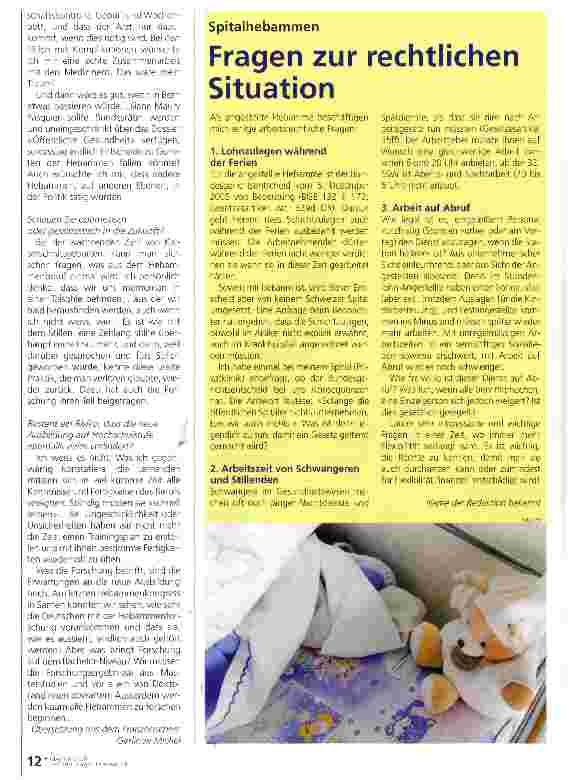 Vorschauseite 2: Ich bin Vermittlerin zwischen Frau und Arzt