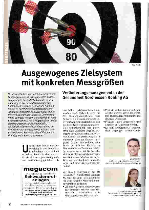 Vorschauseite 1: Ausgewogenes Zielsystem mit konkreten Messgrößen