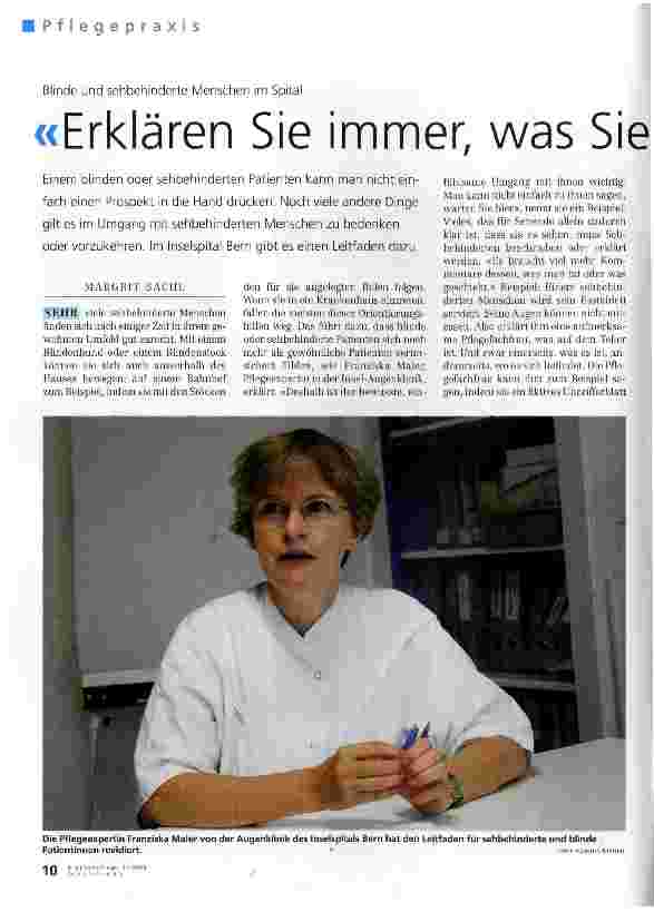 Vorschauseite 1: Erklären Sie immer, was Sie tun