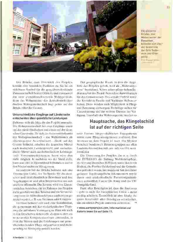 Vorschauseite 2: Frühstück in Deutschland -Mittag in den Niederlanden