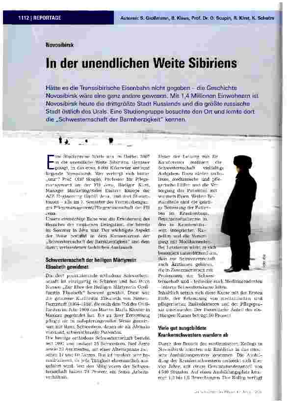 Vorschauseite 1: In der unendlichen Weite Sibiriens