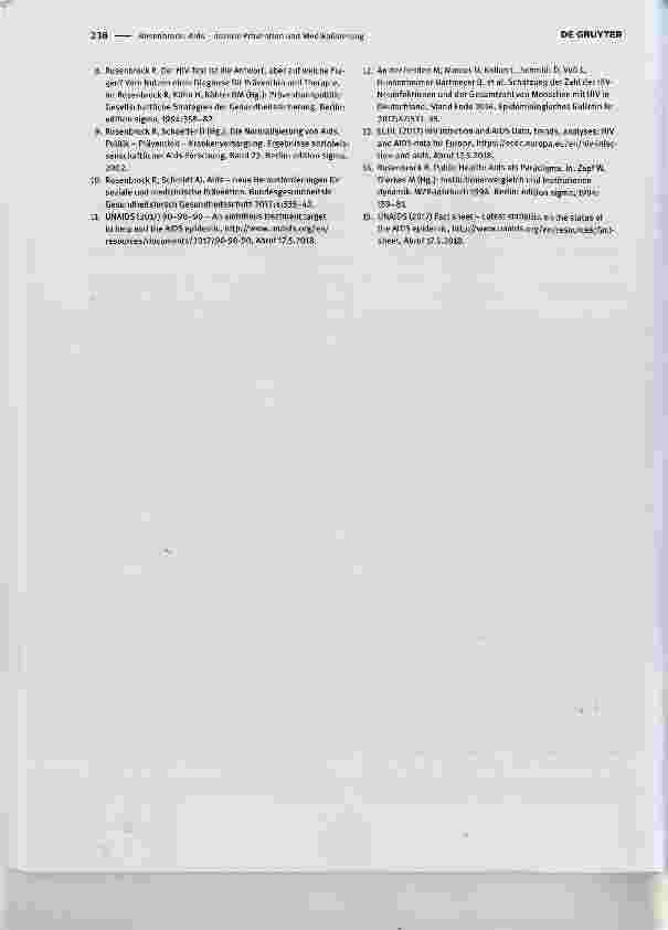 Vorschauseite 4: Aids - soziale Prävention und Medikalisierung Aids social prevention and medicalization