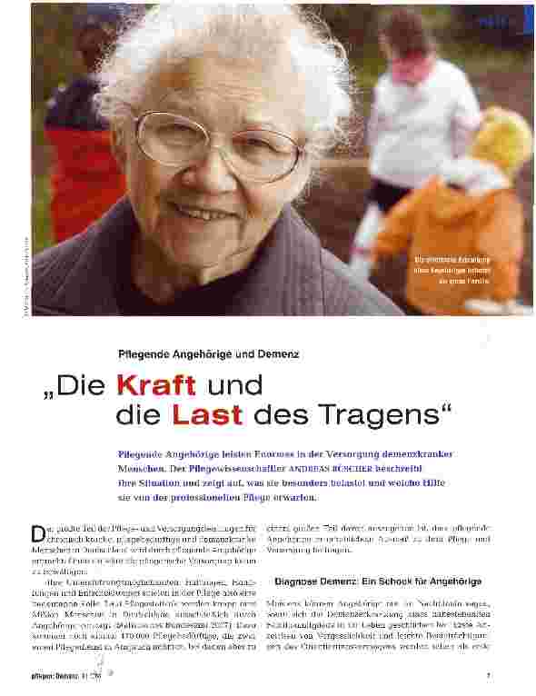 Vorschauseite 1: Die Kraft und die Last des Tragens