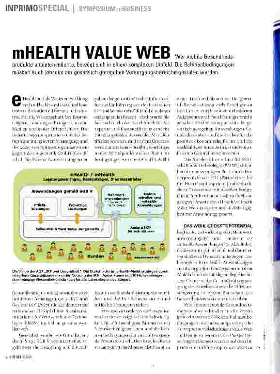 Vorschauseite 1: mHEALTH VALUE WEB