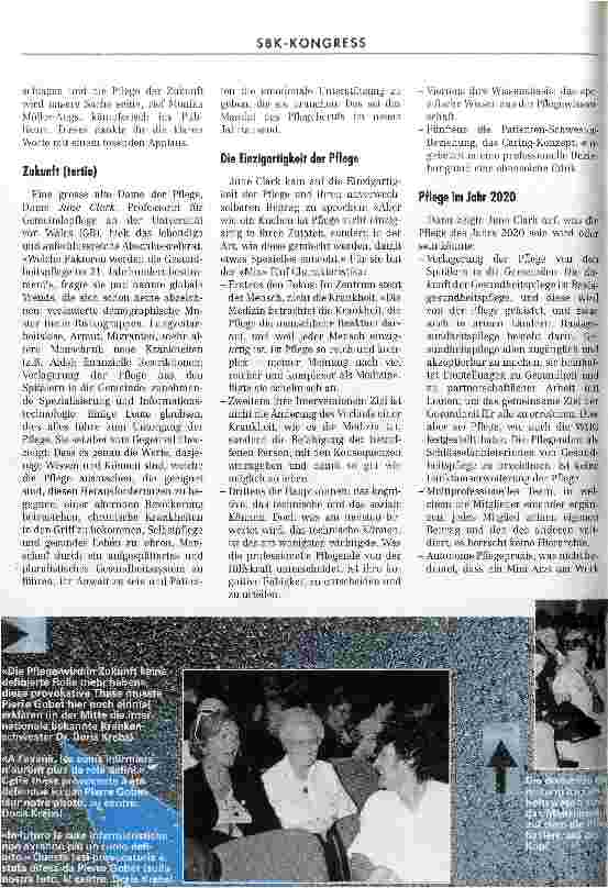 Vorschauseite 5: Wir machen unsere Zukunft selbst SBK-Kongreß 1998 in Basel
