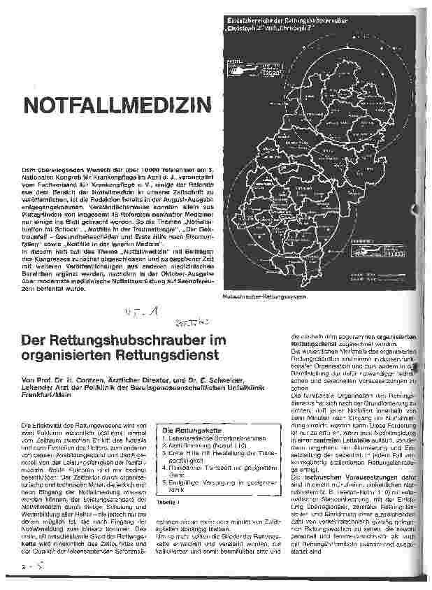 Vorschauseite 1: Der Rettungshubschrauber im organisierten Rettungsdienst