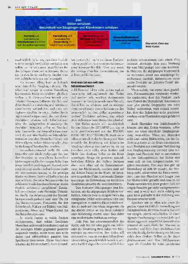 Vorschauseite 2: Stillhilfsmittel und Ethik - wo liegt das Problem?