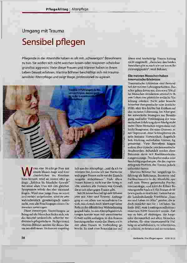 Vorschauseite 1: Sensibel pflegen