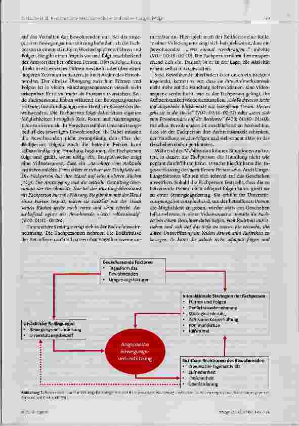 Vorschauseite 5: Angepasste Bewegungsunterstützung Interaktionsgeschehen am Beispiel einer kinästhetischen Mobilisation