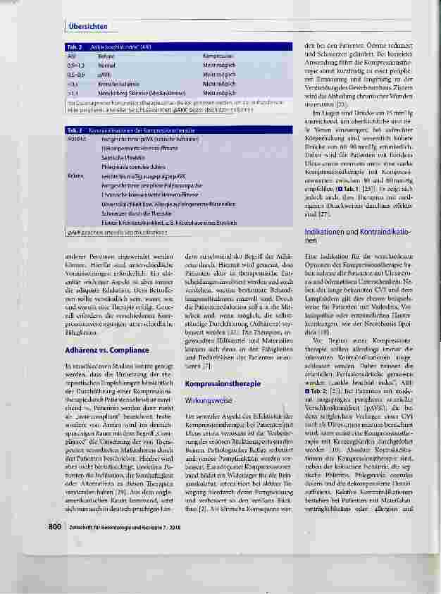 Vorschauseite 2: Kompressionstherapie des chronischen Ulcus cruris