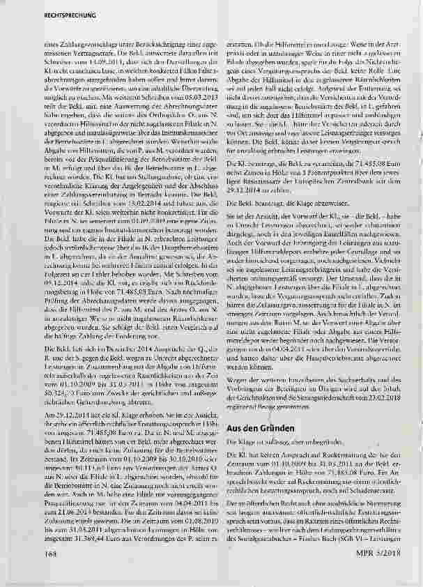 Vorschauseite 2: Retaxierung