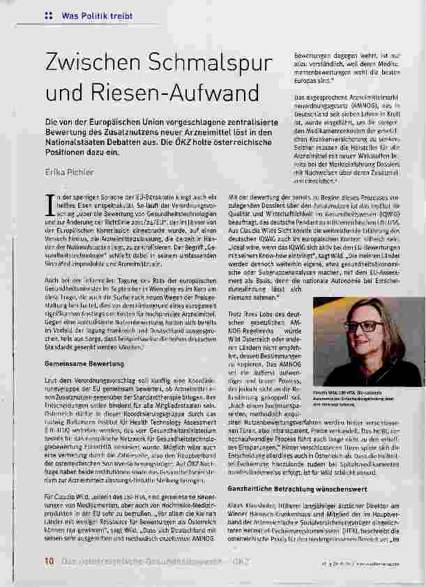 Vorschauseite 1: Zwischen Schmalspur und Riesen-Aufwand