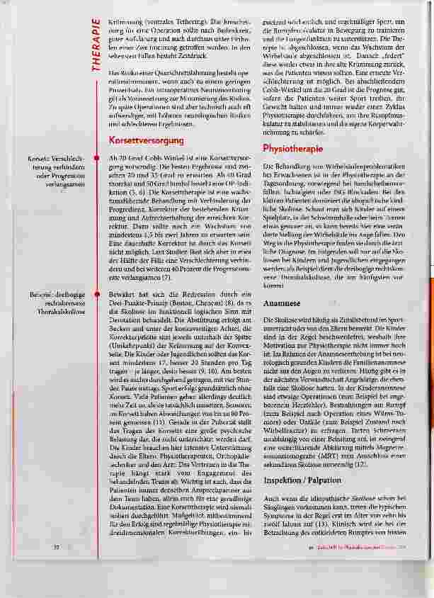 Vorschauseite 3: Interdisziplinäre Therapie der kindlichen Skoliose