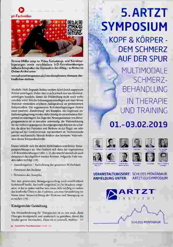 Vorschauseite 6: Interdisziplinäre Therapie der kindlichen Skoliose