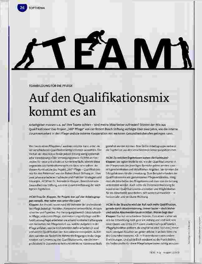 Vorschauseite 1: Auf den Qualifikationsmix kommt es an