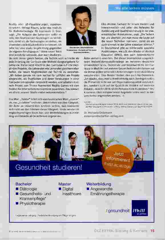 Vorschauseite 3: Digitalisierung im Hörsaal