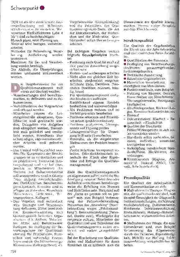 Vorschauseite 2: Anforderungen an die Krankenhaushygiene im Rahmen des Qualitätsmanagements
