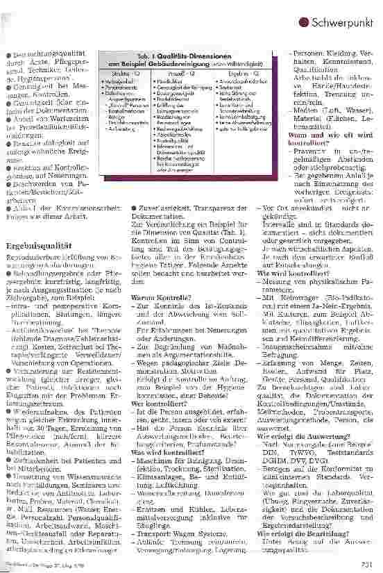 Vorschauseite 3: Anforderungen an die Krankenhaushygiene im Rahmen des Qualitätsmanagements