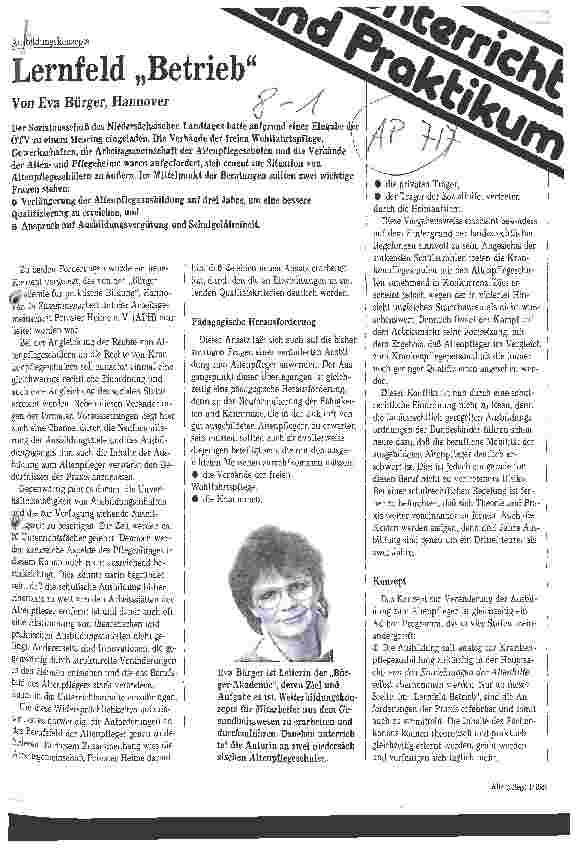 Vorschauseite 1: Lernfeld Betrieb