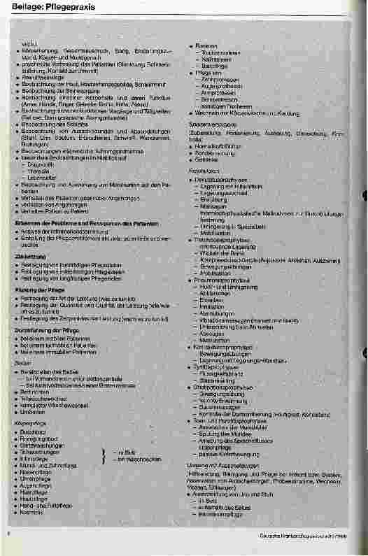 Vorschauseite 4: Einsatzmöglichkeiten der EDV in der Krankenpflege Erfassung pflegerischer Tätigkeiten