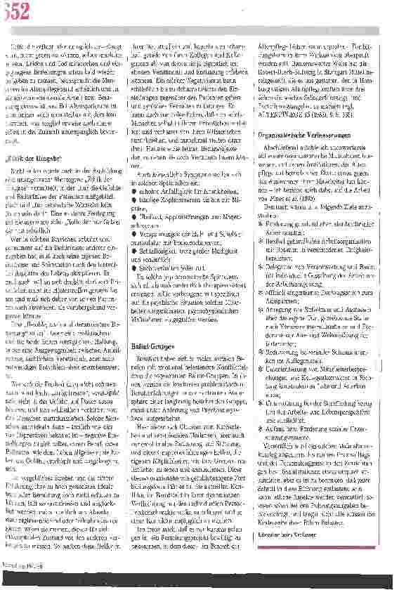 Vorschauseite 4: Professionalisierung der Altenpflege: Hilfen für ausgebrannte Helfer Zur Perspektive des Altenpflegeberufes in den kommenden Jahrzehnten