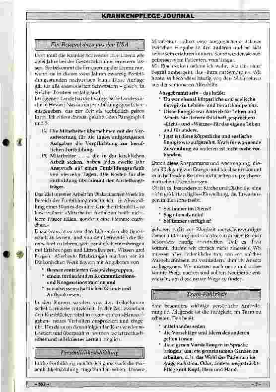 Vorschauseite 4: Persönliche Anforderungen an Pflegende