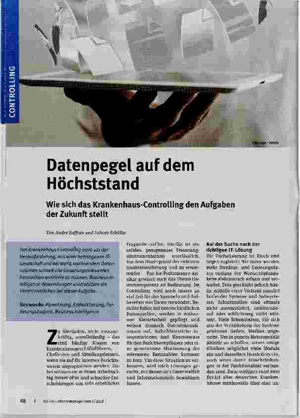 Vorschauseite 1: Datenpegel auf dem Höchststand