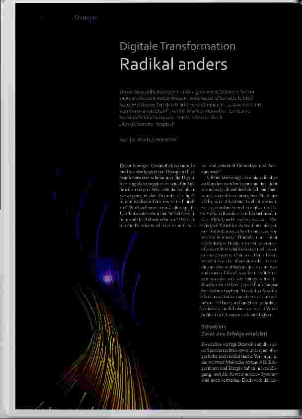 Vorschauseite 1: Radikal anders