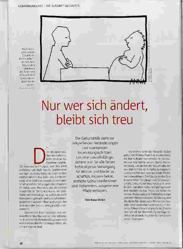 Vorschauseite 1: Nur wer sich ändert, bleibt sich treu