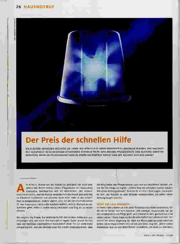 Vorschauseite 1: Der Preis der schnellen Hilfe