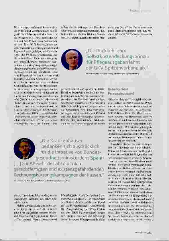 Vorschauseite 2: Pflegepersonal-Stärkungsgesetz Präsente und Wermutstropfen