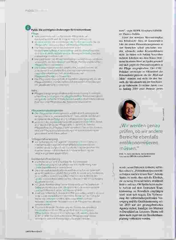 Vorschauseite 3: Pflegepersonal-Stärkungsgesetz Präsente und Wermutstropfen