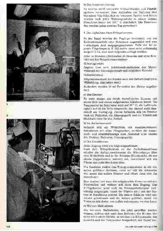 Vorschauseite 3: Pflegevorschriften auf der Frühgeborenenstation