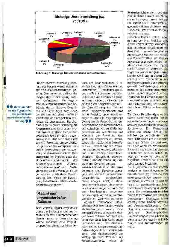 Vorschauseite 3: Neue Konzepte der Materialwirtschaft: Ersetzt Kooperation die Konfrontation? Preisverhandlungen als Hauptstrategie reichen in Zukunft nicht mehr