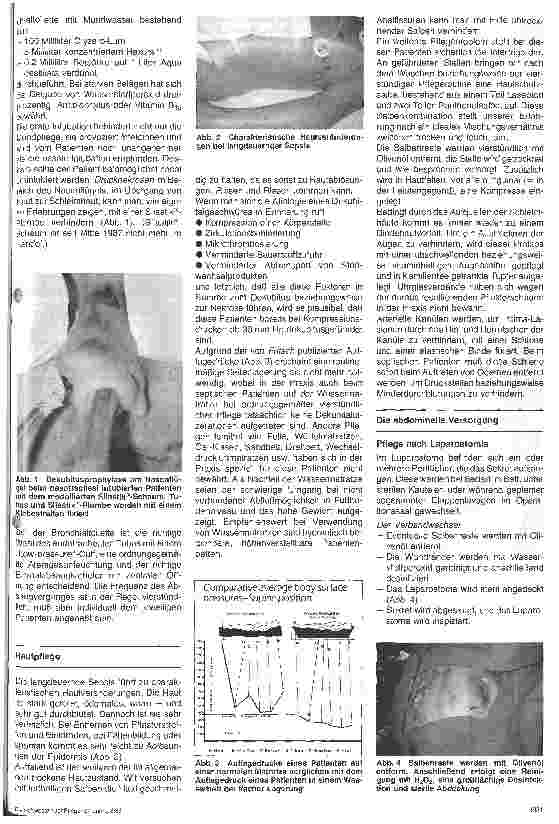 Vorschauseite 2: Besonderheiten bei der Pflege Der septische Abdominalpatient.