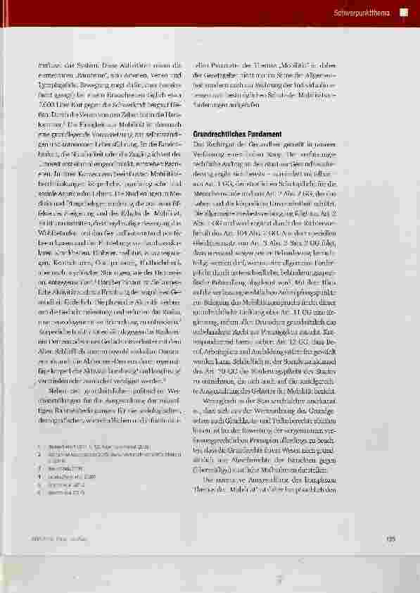 Vorschauseite 2: Mobilität im Spiegel der Rechtsordnung