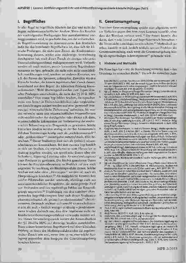 Vorschauseite 2: Zertifizierungszentrierte und nichtzertifizierungszentrierte klinische Prüfungen (Teil 1)