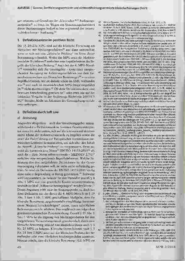 Vorschauseite 4: Zertifizierungszentrierte und nichtzertifizierungszentrierte klinische Prüfungen (Teil 1)