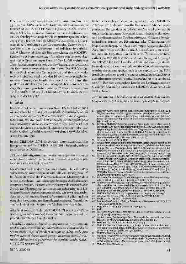 Vorschauseite 5: Zertifizierungszentrierte und nichtzertifizierungszentrierte klinische Prüfungen (Teil 1)