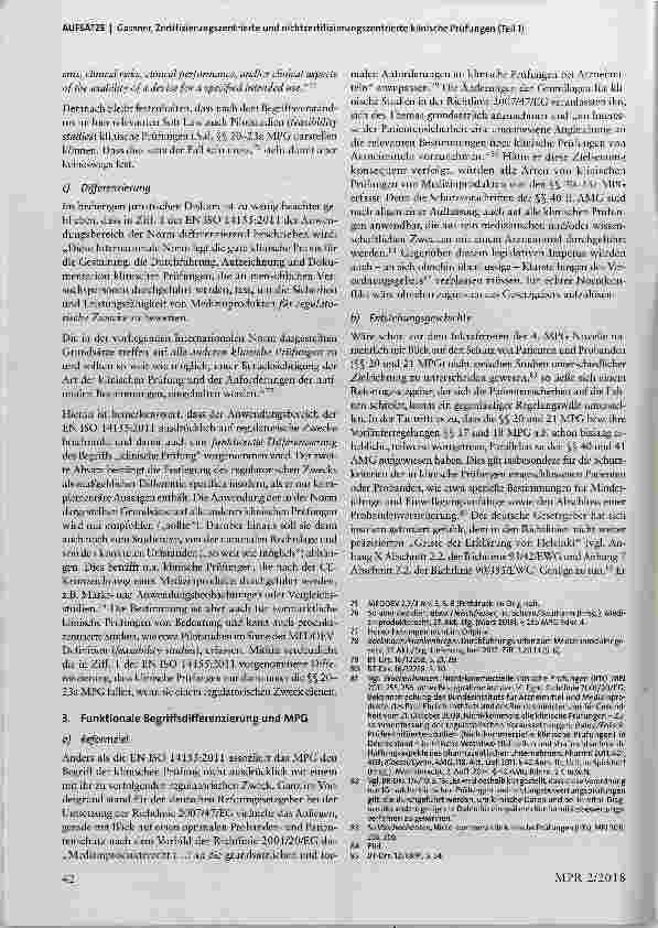 Vorschauseite 6: Zertifizierungszentrierte und nichtzertifizierungszentrierte klinische Prüfungen (Teil 1)