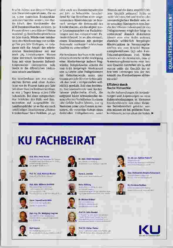 Vorschauseite 2: Die Kraft kleiner Krankenhäuser