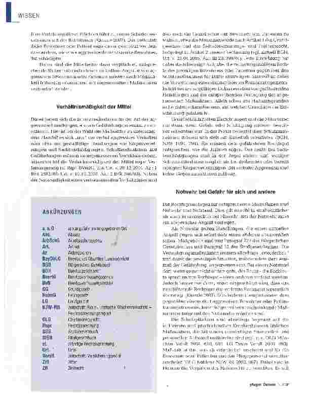 Vorschauseite 2: Vorbeugung ist besser als Verteidigung