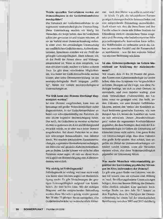 Vorschauseite 2: Wider dem großem Vergessen